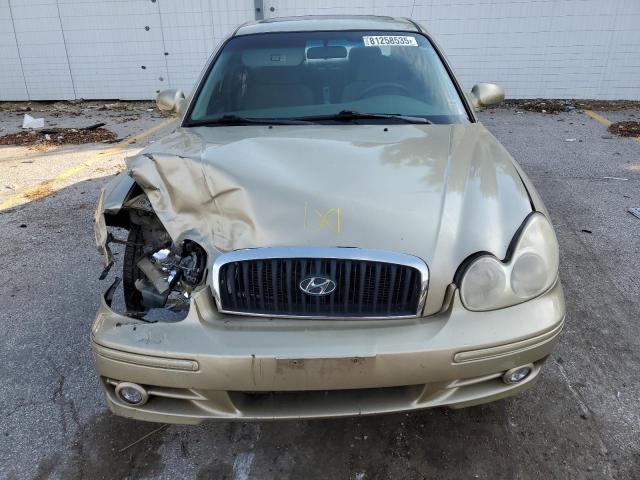 KMHWF25S42A672134 - 2002 HYUNDAI SONATA GL GOLD photo 5