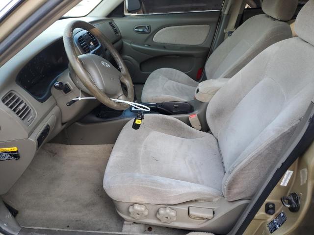 KMHWF25S42A672134 - 2002 HYUNDAI SONATA GL GOLD photo 7