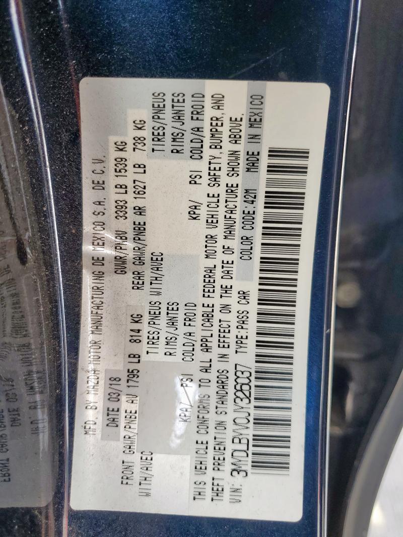 3MYDLBYV0JY326037 - 2018 TOYOTA YARIS IA 石墨色 照片 12