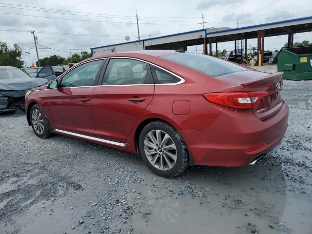 5NPE34AF2FH027042 - 2015 HYUN SONATA SPORT RED photo 2
