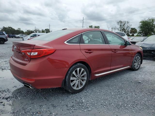 5NPE34AF2FH027042 - 2015 HYUN SONATA SPORT RED photo 3