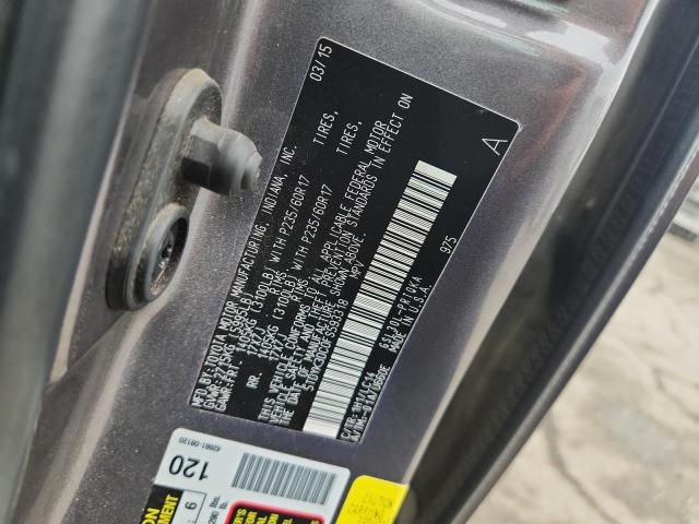 5TDYK3DC0FS593318 - 2015 TOYOTA SIENNA XLE 灰色 照片 13