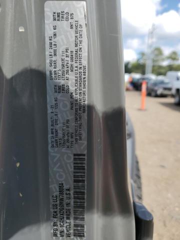 1C4HJXDG9MW788084 - 2021 JEEP WRANGLER U SPORT Szary zdjęcie 12