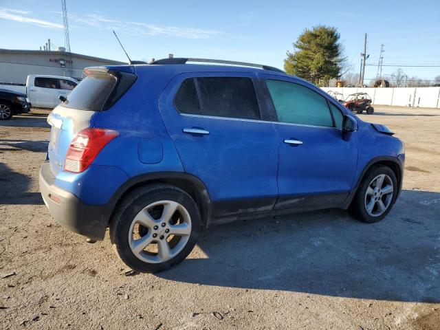 KL7CJNSB3FB258528 - 2015 CHEVROLET TRAX LTZ BLUE photo 3