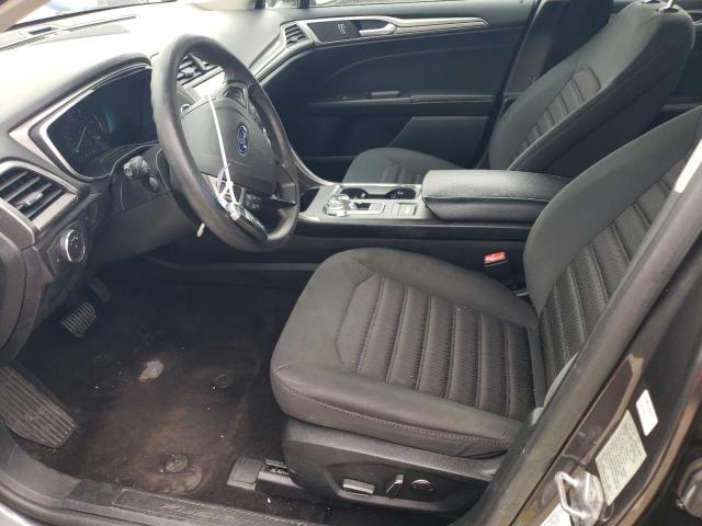 3FA6P0LU1KR154486 - 2019 FORD FUSION SE GRAY photo 7