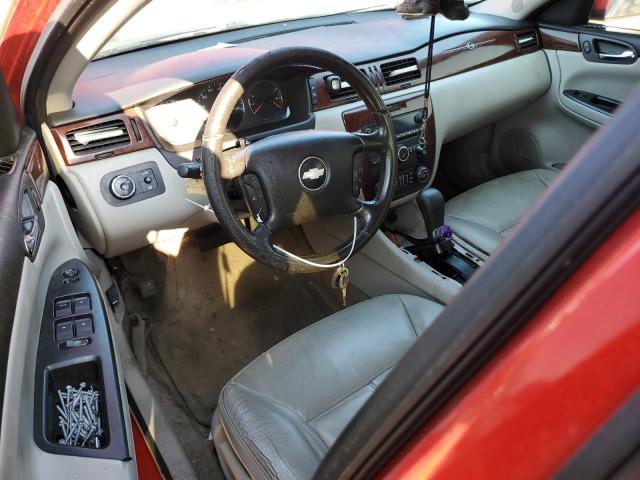 2G1WU57M791272110 - 2009 CHEVROLET IMPALA LTZ RED photo 8