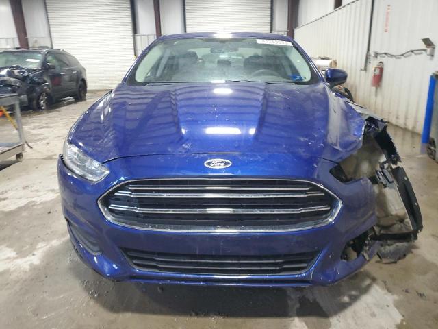 3FA6P0G77GR352985 - 2016 FORD FUSION S BLUE photo 5