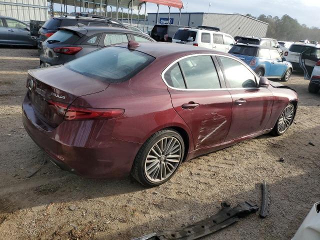 ZARFAECNXH7543246 - 2017 ALFA ROMEO GIULIA TI BURGUNDY photo 3