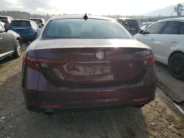 ZARFAECNXH7543246 - 2017 ALFA ROMEO GIULIA TI BURGUNDY photo 6