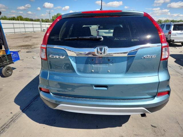 5J6RM4H54FL003147 - 2015 HONDA CR-V EX TURQUOISE photo 6
