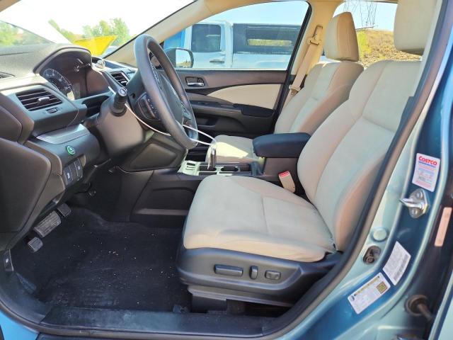 5J6RM4H54FL003147 - 2015 HONDA CR-V EX TURQUOISE photo 7