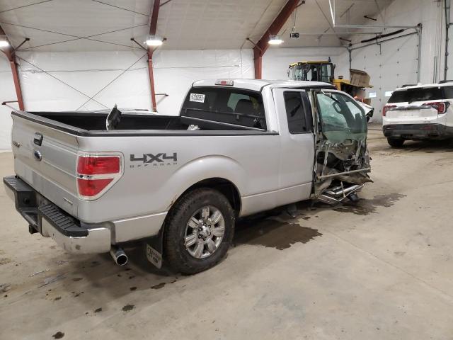 1FTFX1EF5BKD15926 - 2011 FORD F150 SUPER CAB SILVER photo 3