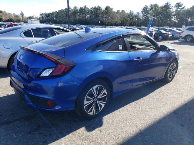 2HGFC3B33JH353616 - 2018 HONDA CIVIC EX BLUE photo 3