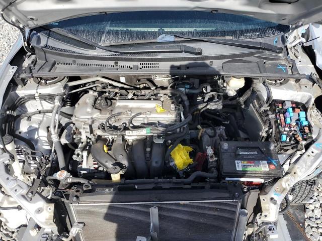 2T1BURHE1KC160804 - 2019 TOYOTA COROLLA L ვერცხლისფერი ფოტო 11