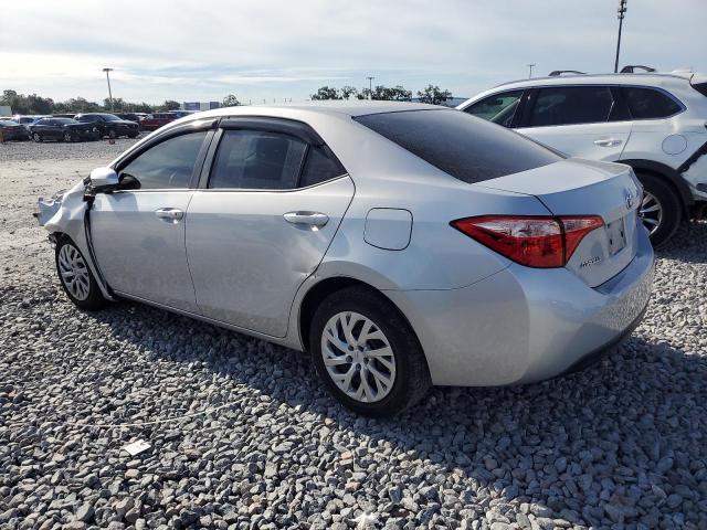 2T1BURHE1KC160804 - 2019 TOYOTA COROLLA L ვერცხლისფერი ფოტო 2