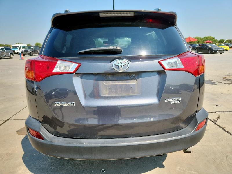 2T3DFREV2EW206402 - 2014 TOYOTA RAV4 LIMITED GRAY photo 6