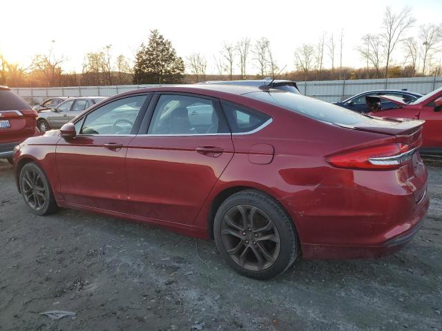 3FA6P0HD4JR178952 - 2018 FORD FUSION SE BURGUNDY photo 2