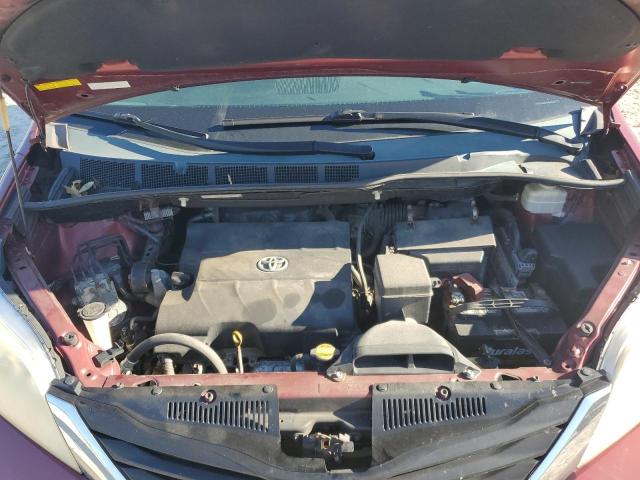 5TDJK3DC6BS018796 - 2011 TOYOTA SIENNA LE 红色 照片 12