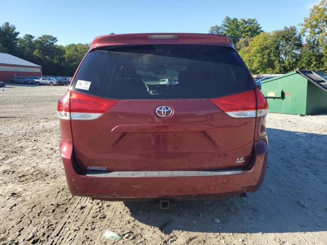 5TDJK3DC6BS018796 - 2011 TOYOTA SIENNA LE 红色 照片 6