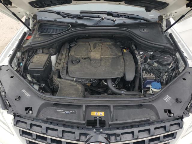 4JGDA5HB6EA368519 - 2014 MERCEDES-BENZ ML 350 4MATIC WHITE photo 11