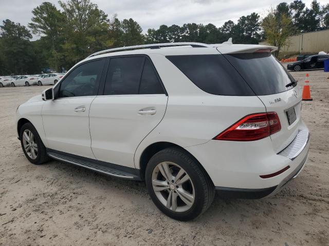 4JGDA5HB6EA368519 - 2014 MERCEDES-BENZ ML 350 4MATIC WHITE photo 2