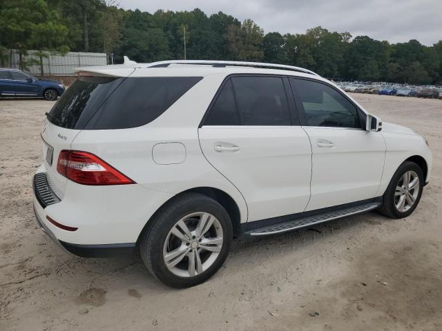 4JGDA5HB6EA368519 - 2014 MERCEDES-BENZ ML 350 4MATIC WHITE photo 3