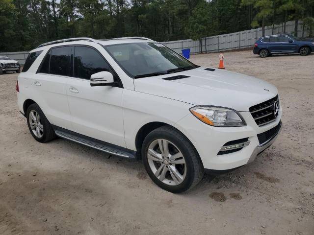 4JGDA5HB6EA368519 - 2014 MERCEDES-BENZ ML 350 4MATIC WHITE photo 4