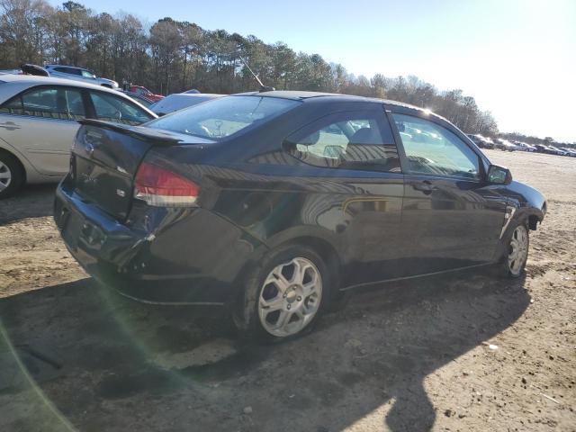 1FAHP33N58W163815 - 2008 FORD FOCUS SE BLACK photo 3