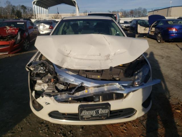 3FAHP0GA8CR427790 - 2012 FORD FUSION S WHITE photo 5