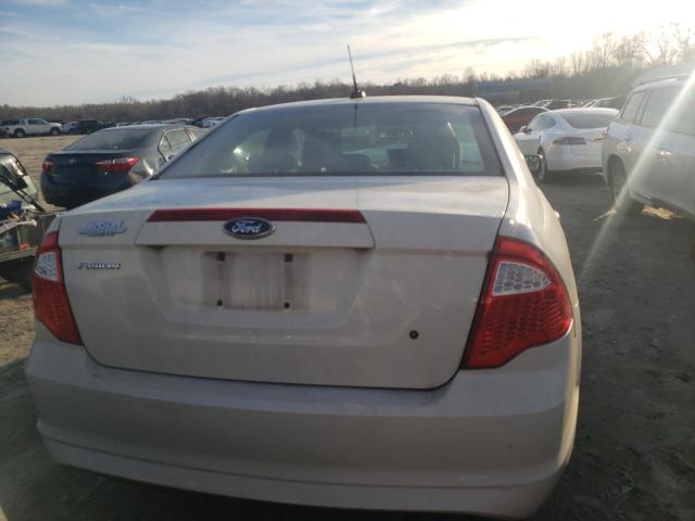 3FAHP0GA8CR427790 - 2012 FORD FUSION S WHITE photo 6