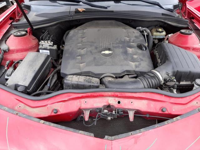 2G1FB1EV9A9000786 - 2010 CHEVROLET CAMARO LT RED photo 11