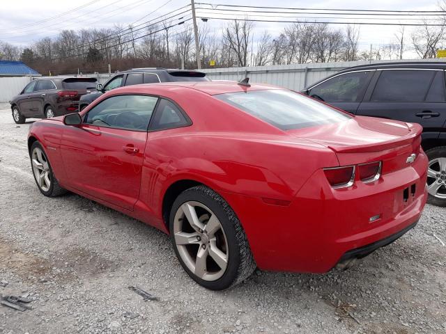 2G1FB1EV9A9000786 - 2010 CHEVROLET CAMARO LT RED photo 2