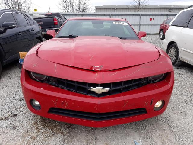 2G1FB1EV9A9000786 - 2010 CHEVROLET CAMARO LT RED photo 5