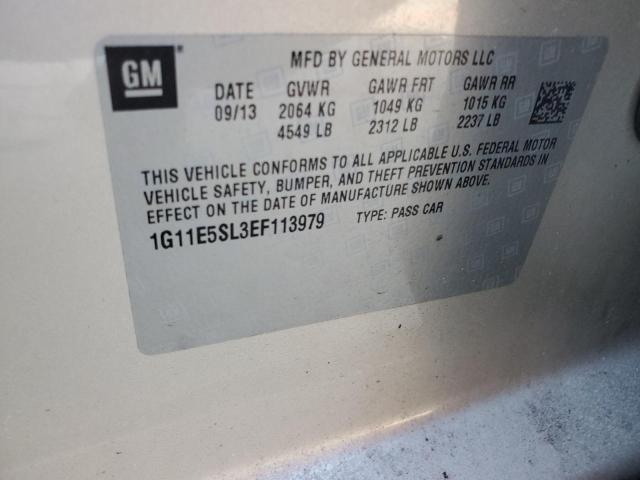 1G11E5SL3EF113979 - 2014 CHEVROLET MALIBU 2LT GOLD photo 12