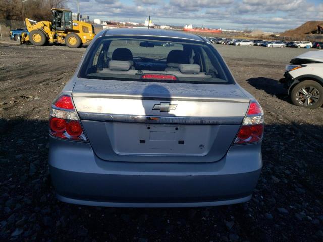 KL1TD56E19B639658 - 2009 CHEVROLET AVEO LS SILVER photo 6