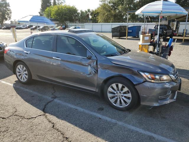 1HGCR2F84DA080058 - 2013 HONDA ACCORD EXL ნაცრისფერი ფოტო 4