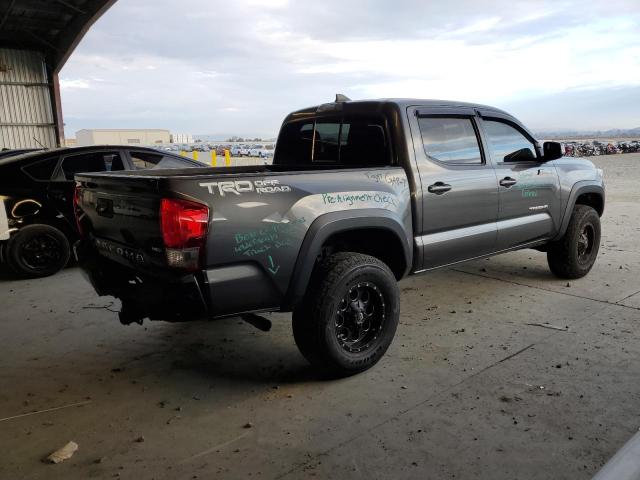 3TMAZ5CN5GM014742 - 2016 TOYOTA TACOMA DOUBLE CAB GRAY photo 3