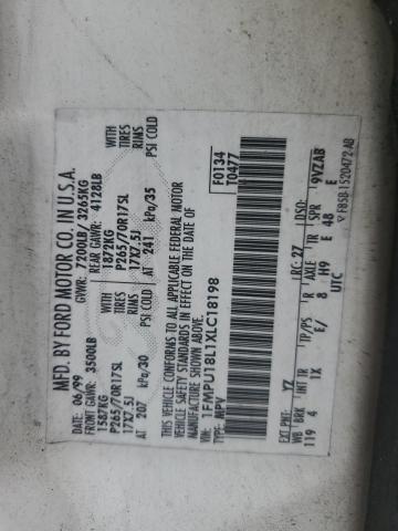 1FMPU18L1XLC18198 - 1999 FORD EXPEDITION WHITE photo 13