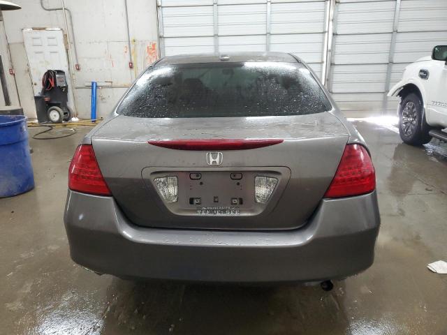 1HGCM56867A051858 - 2007 HONDA ACCORD EX CHARCOAL photo 6