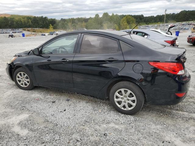 KMHCT4AE4EU756464 - 2014 HYUNDAI ACCENT GLS BLACK photo 2