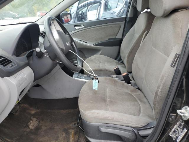 KMHCT4AE4EU756464 - 2014 HYUNDAI ACCENT GLS BLACK photo 7