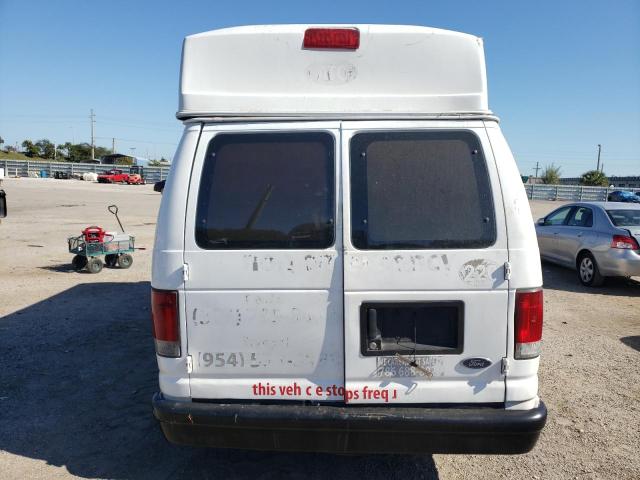 1FTNS24W57DB24892 - 2007 FORD ECONOLINE E250 VAN WHITE photo 6