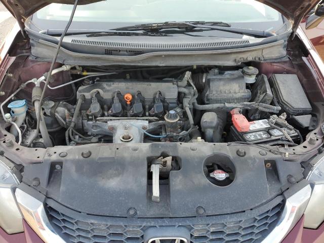 19XFB2F51FE099284 - 2015 HONDA CIVIC LX 勃艮第红 照片 11