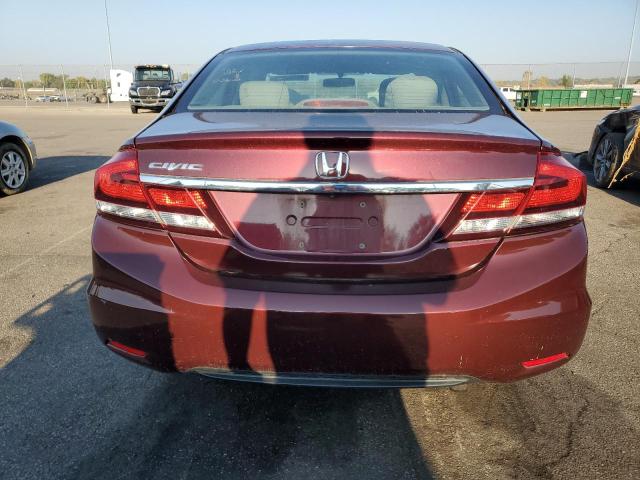 19XFB2F51FE099284 - 2015 HONDA CIVIC LX 勃艮第红 照片 6