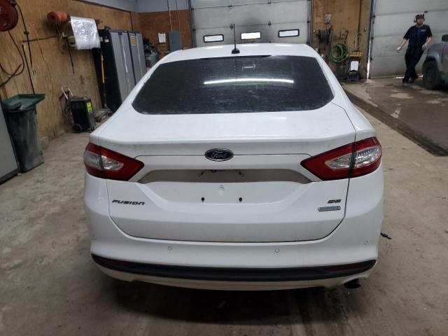 3FA6P0HD4FR192485 - 2015 FORD FUSION SE WHITE photo 6