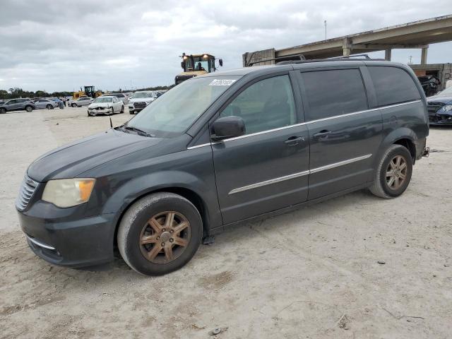 2C4RC1BG8CR330655 - 2012 CHRYSLER TOWN & COU TOURING გრაფიტი ფოტო 1