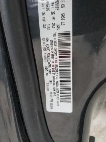 2C4RC1BG8CR330655 - 2012 CHRYSLER TOWN & COU TOURING გრაფიტი ფოტო 13