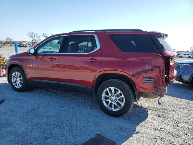 1GNEVHKW0KJ143493 - 2019 CHEVROLET TRAVERSE LT 勃艮第红 照片 2