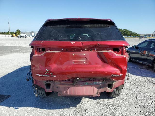 1GNEVHKW0KJ143493 - 2019 CHEVROLET TRAVERSE LT 勃艮第红 照片 6