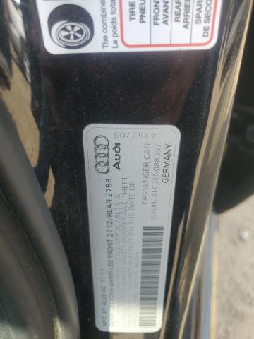 WAUHGAFC3CN088357 - 2012 AUDI A6 PRESTIGE შავი ფოტო 13